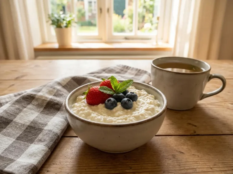 soft cottage cheese dessert gentle small portions featured