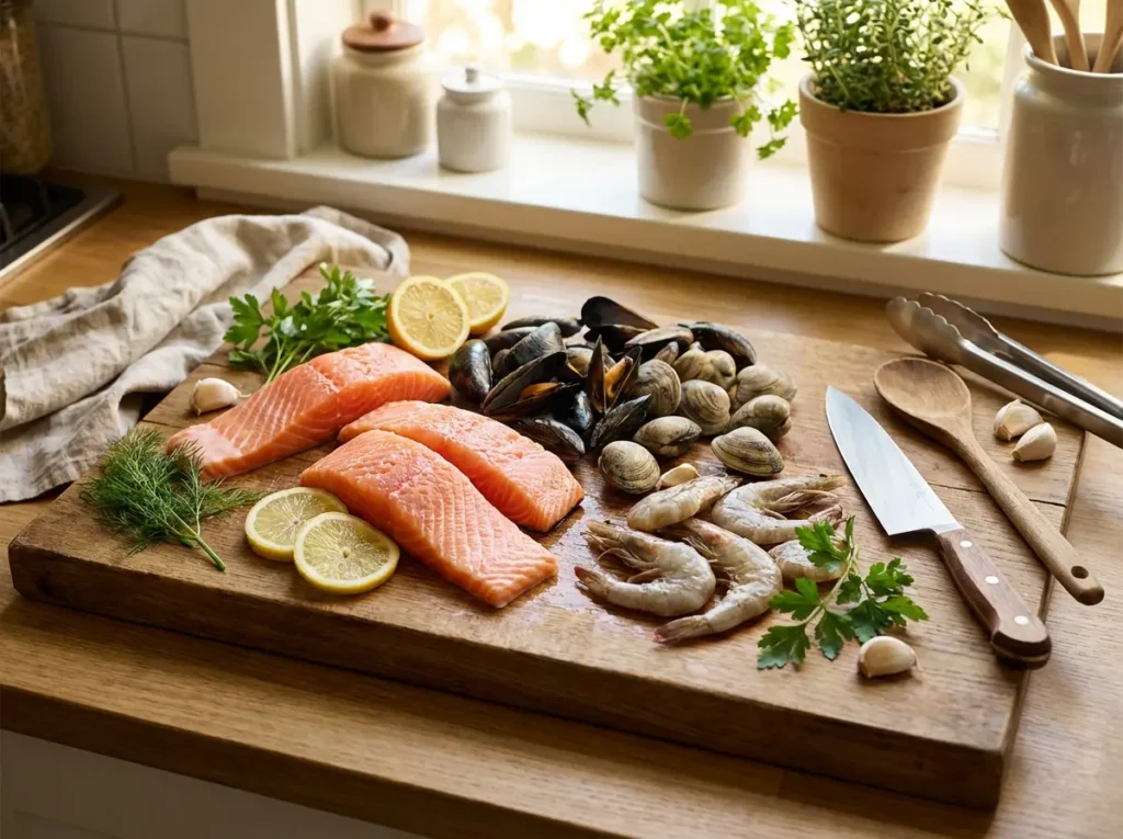 simple tips for choosing and storing fresh seafood for one or two featured