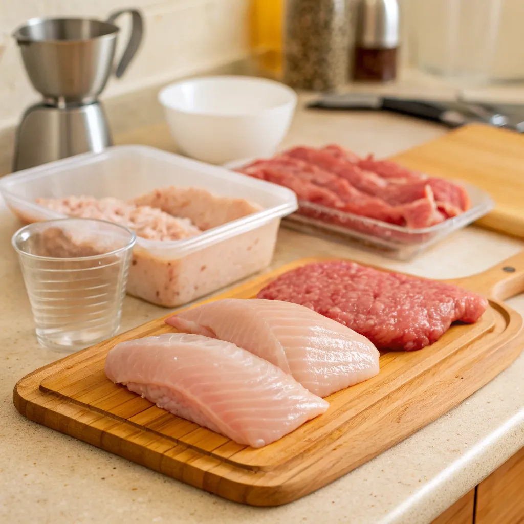 smart shopping for fresh proteins for one or two featured