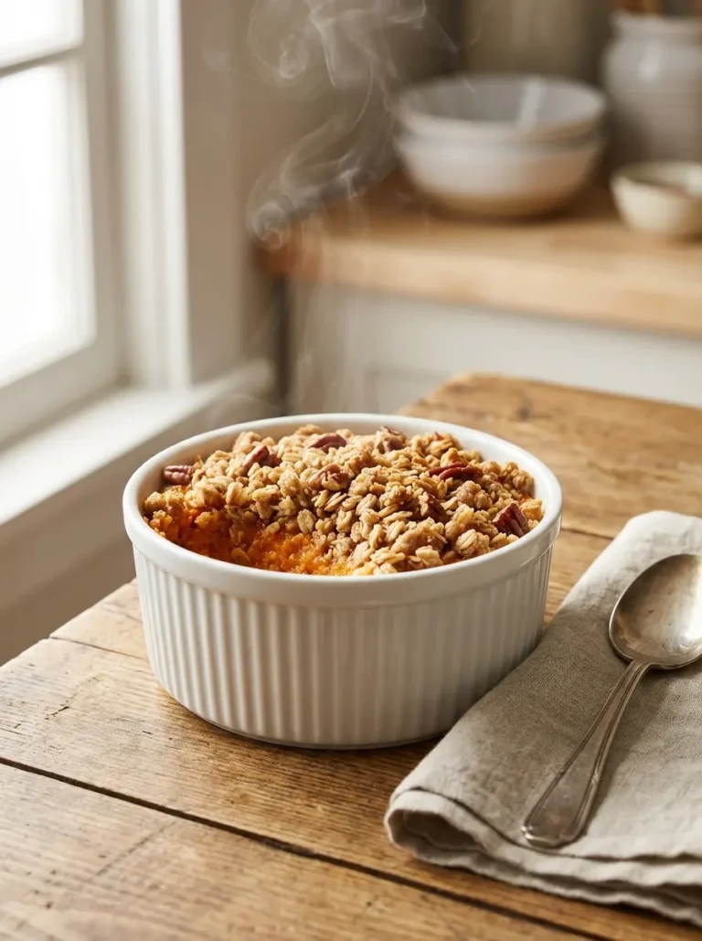 sweet potato casserole for two featured
