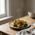 anti inflammatory diet recipes ginger chicken stir fry featured