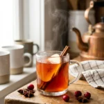 festive non alcoholic drinks spiced cider teas featured