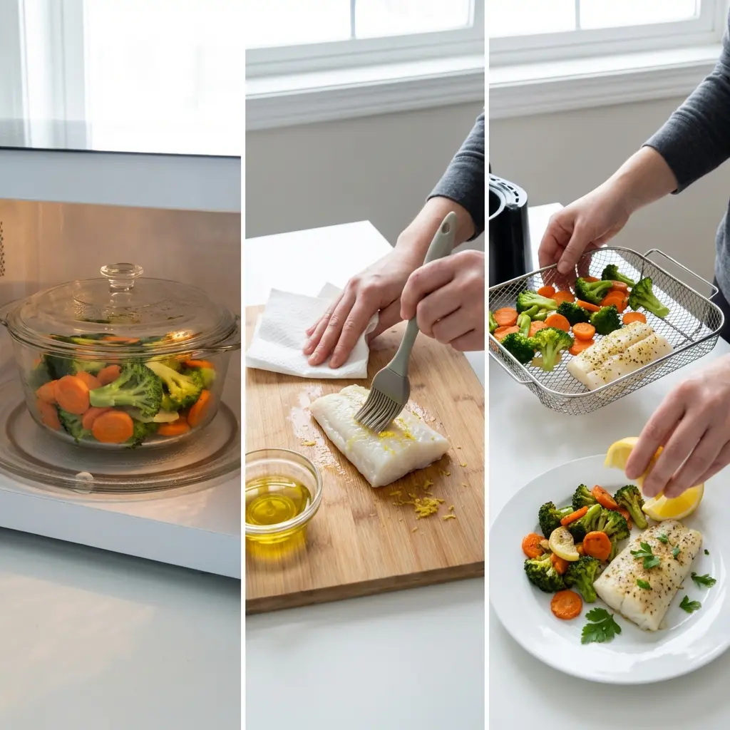 Step-by-step process for preparing the dish