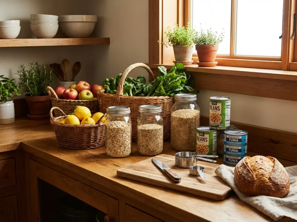 traditional nutrition pyramid simple cooking grocery tips featured