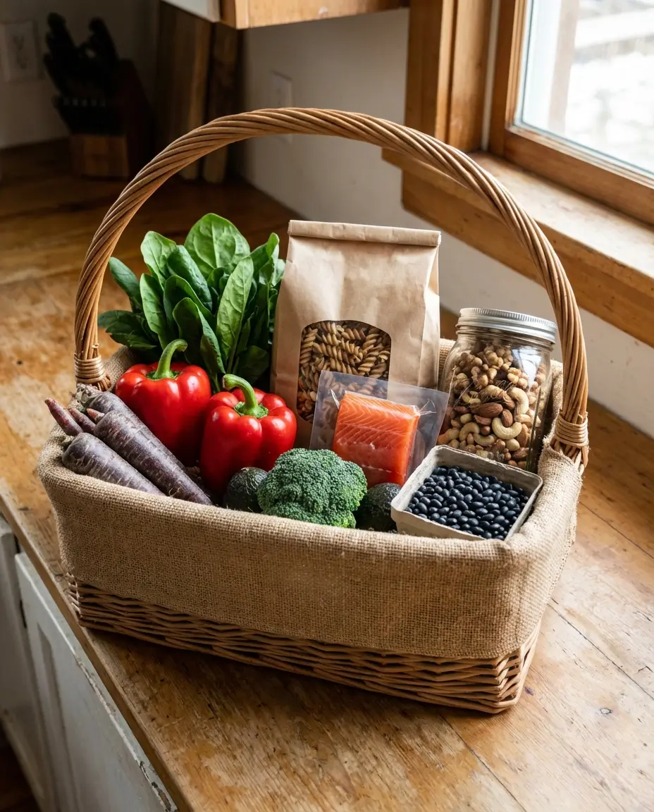 Understanding the 2026 Nutritional Pyramid for Better Grocery Choices 3 Visual guide to choosing fresh, whole foods and plant-based proteins for healthy meals with low waste