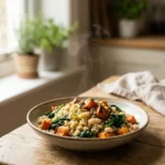 warm whole grain salads for dinner featured