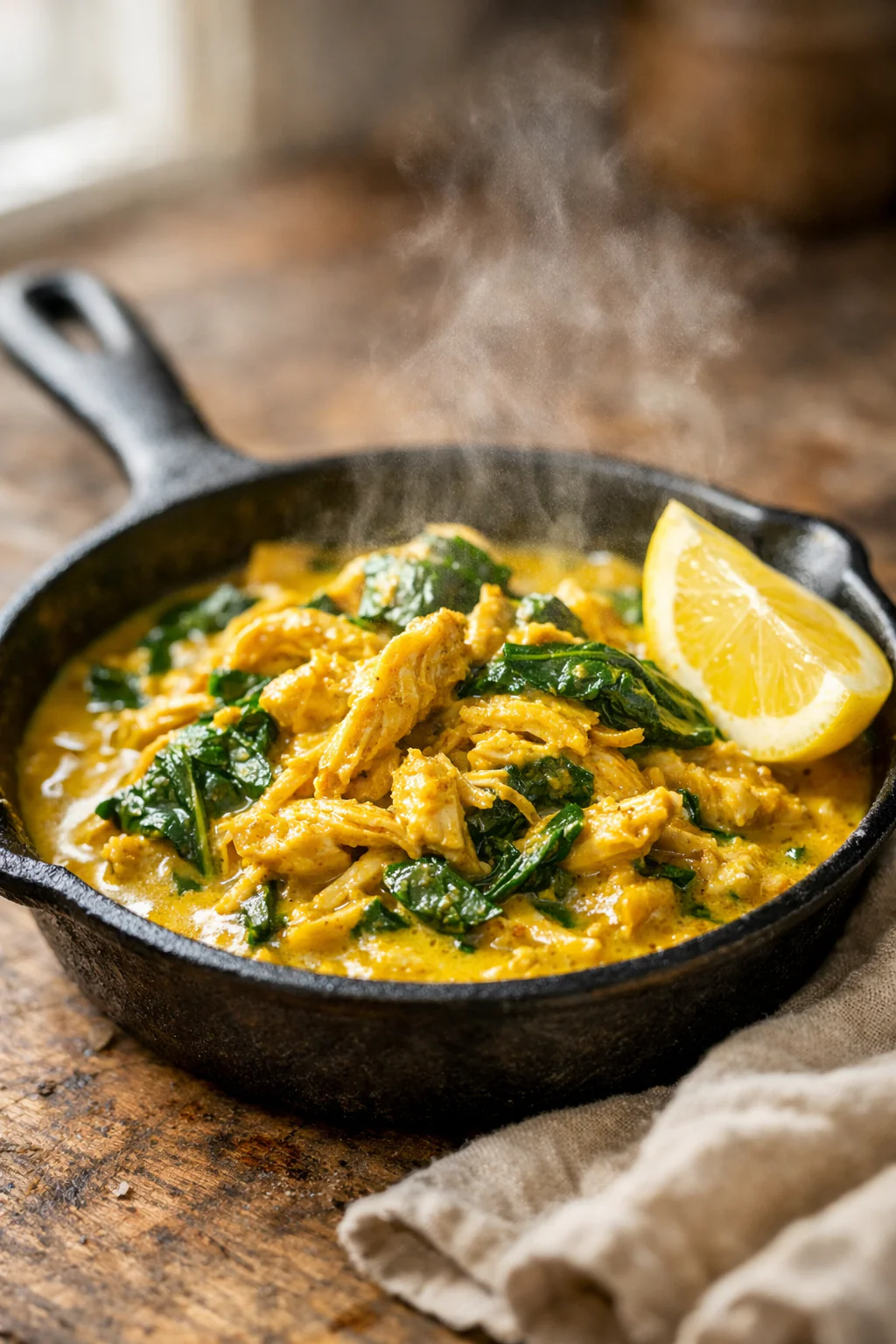 Comforting anti inflammatory chicken skillet