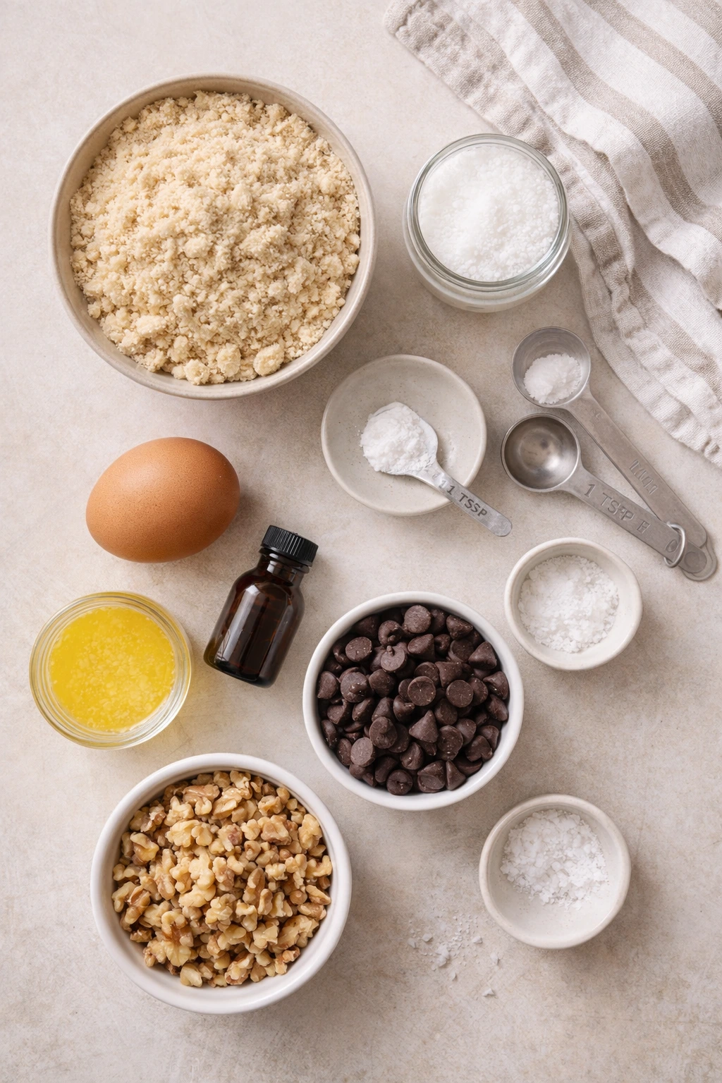 Ingredients for low sugar cookies