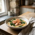 salmon white bean ragout featured