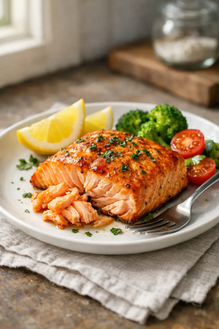 air fryer salmon for one flaky lemon