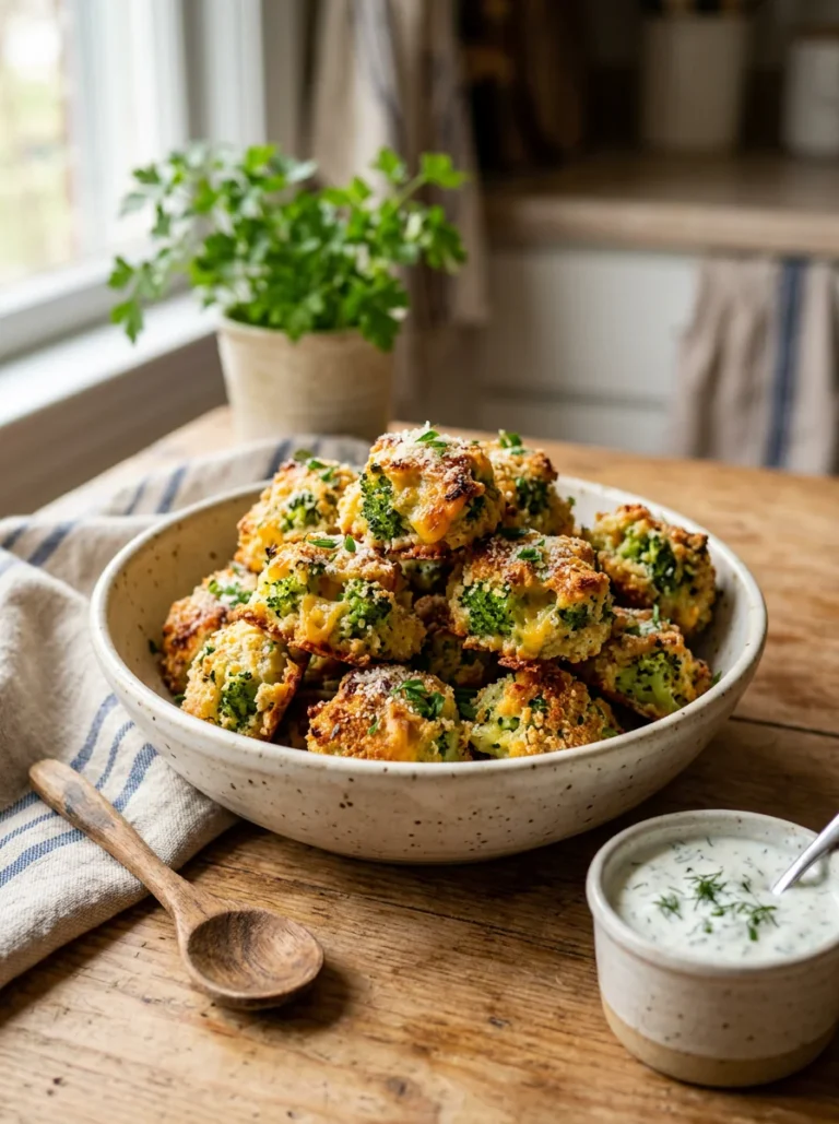 Cheesy Broccoli Bites
